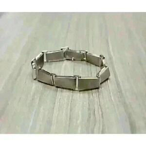 Tiffany & Co Sterling Silver Gehry Torque Link Bracelet Mens 8.5"